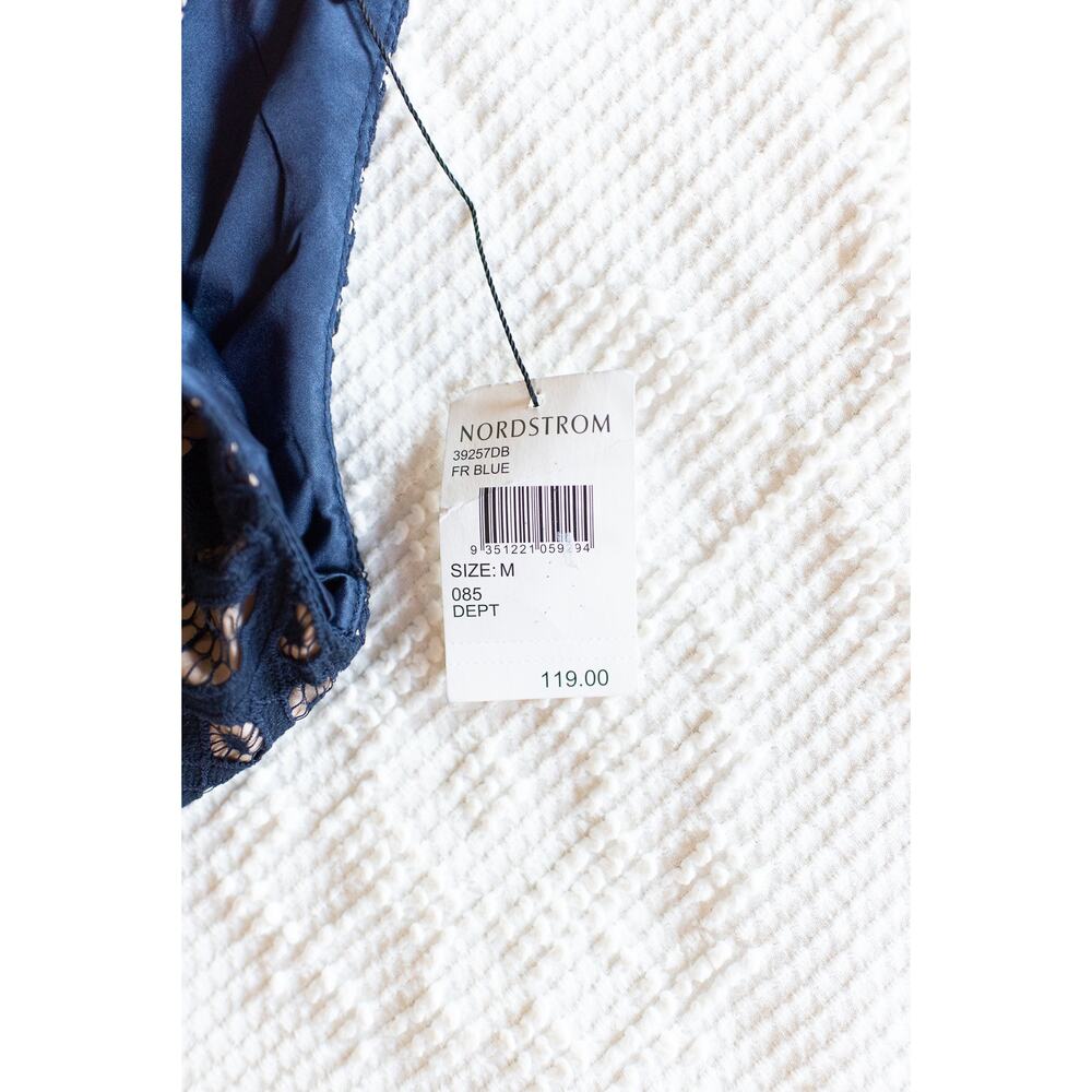 Bardot Navy Lace Midi Dress - Picture 6 of 9